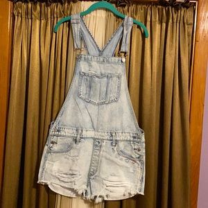 American Eagle Short Overalls